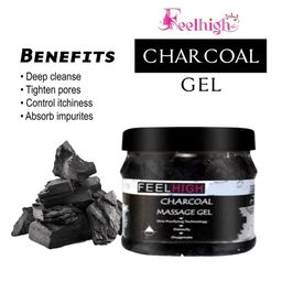 FEELHIGH Face & Body Skin Purifying  Charcoal Gel-500ml-image-8
