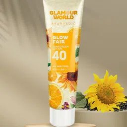 Glamour World Ayurvedic Glow Fair 40 Sunscreen - 100ml-56