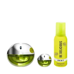DKNY Be Delicious Set Of 2 Eau De Parfums -100ml & 7ml + Shower Mousse 100ml-8