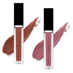 ME-ON Set of 2 Superlast Long Lasting Lip Gloss 6 ml each - Shade 17 & 22-38