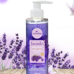 FOAMZO Lavender Body Wash with Vitamin E 200 ml-23
