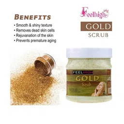 FEELHIGH Set of Neem Mask & Gold Scrub - 500 ml each image 2