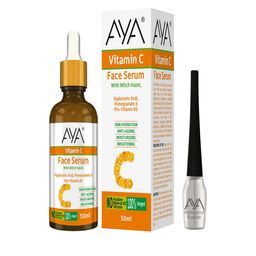 AYA Anti-Aging Vitamin C Face Serum 50ml with Waterproof Liquid Eyeliner 5ml - Silver-11