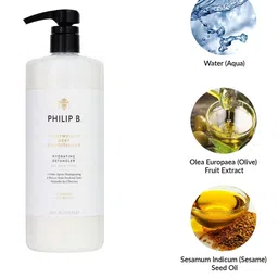 Philip B Lightweight Deep Conditioner - Hydrating Detangler with Shea Butter - 947ml image 4