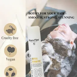 KERA FINE Botox Shampoo For Intense Shine & Softness - 250 ml image 4
