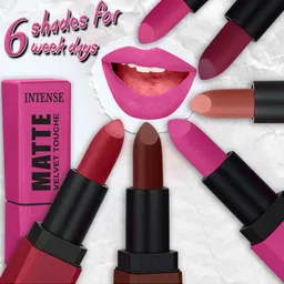 FORFOR Set Of 2 Waterproof Long Last Intense Matte Lipstick 7ml image 4