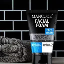 MANCODE Facial Foam Detoxifying & Anti Roughness Face Wash 100ml image 5