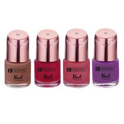 krayons Set Of 4 Color Me Crazy Gel Long Lasting Nail Polish - 8ml Each-19