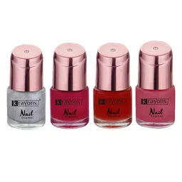 krayons Set Of 4 Color Me Crazy Gel Long Lasting Nail Polish - 8ml Each-12