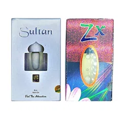 RAVIOUR LIFESTYLE Set Of 2 ZX & Sultan Roll On Attar - 8 ml Each-13
