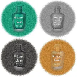 FORFOR Set of 4 Sparkle Water-Proof Sensational Liquid Glitter Eyeliners - 7 ml each image 5