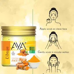 AYA Set Of 2 Tomato & Ubtan Exfoliating Face Scrubs 100 ml Each image 5