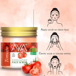 AYA Set Of 2 Tomato & Ubtan Exfoliating Face Scrubs 100 ml Each image 2