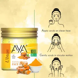 AYA Set Of 2 Coffee & Ubtan Exfoliating Face Scrubs 100 ml Each image 5