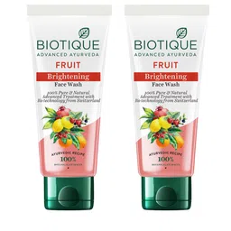 Biotique Set of 2 Pure & Natural Fruit Brightening Face Wash - 100ml each-38