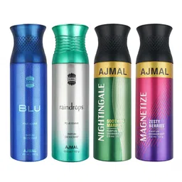 Ajmal Unisex Pack of 4 Parfum Deodorant 200ml each-28