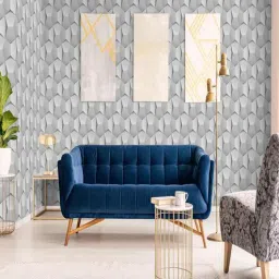 marshalls wallcoverings Tempo Grey PVC High Wash Resistant Wallpaper Roll-picture-36
