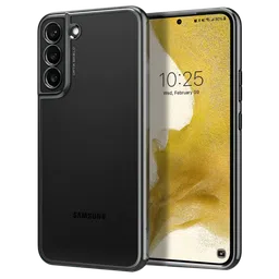 Spigen Optik Crystal Soft TPU Back Cover for SAMSUNG Galaxy S22+ 5G (Tactile Buttons, Chrome Gray)-picture-16