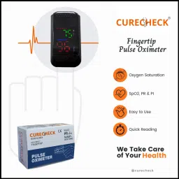 curecheck SO 811-C Oxygen Saturation Monitor, Heart Rate and SpO2 Level Oxygen Meter Pulse Oximeter image 5