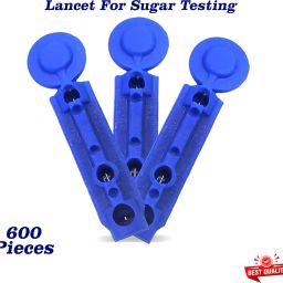 CRETO Glucometer Lancets 30 Gauge (600Pcs), Glucometer Lancets-10