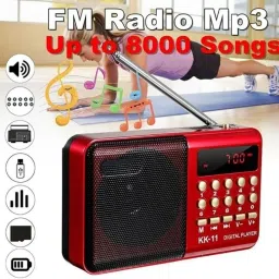 JAXTER Pocket FM Radio Portable Speaker| 12 Hours| Digital Clock| External FM Antenna 5 W Bluetooth Speaker image 5