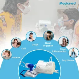 MAGICMED - LIFE MUST GO ON Nebulizer Machine for Adults and Kids(3 YEAR WARRANTY) Nebulizer image 3