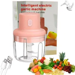 New Electric Mini Garlic Chopper with USB charging, Hand mix Grinder Electric Vegetable & Fruit Chopper-picture-29