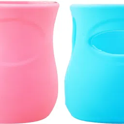 Glass Feeding Bottle Protection Silicone Cover for Wide Neck/Avent Feeder(125ml)-image-21