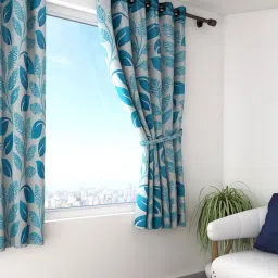 150 cm (5 ft) Polyester Semi Transparent Window Curtain (Pack Of 2)-15