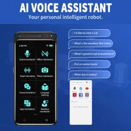 Qiwa AI Language Translator Device (Wifi/ Offline) Z6 image 3