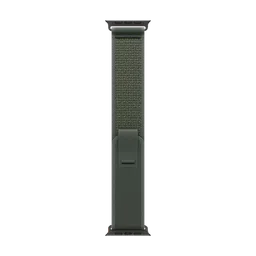 Apple Trail Nylon, Titanium, Polyester & Spandex Loop for Apple (44mm / 45mm / 46mm / 49mm, S / M) (Black Titanium Finish, Green)-image-91