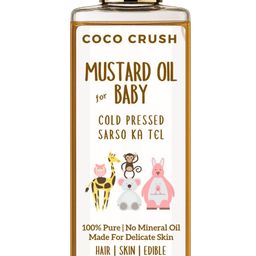 coco crush Cold Pressed Mustard Oil for Babies – Pure & Safe Hair and Body Massage Oil-picture-10