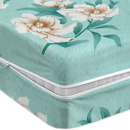 Zippered Single Size Breathable Mattress Cover-image-36