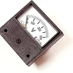 (Pack Of 1) Analog Voltmeter (0-300v) 65mm Ac for Monitor Panel Indicator, Stabilizer, Switch Board Voltmeter-image-1