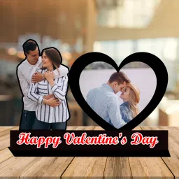 prints club Customized Valentine Cutout table top 1 inch table top frame image 2