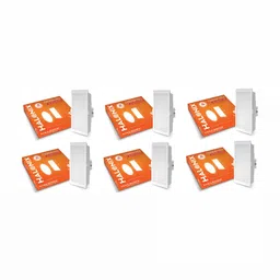 Halonix White 6 Pcs Square Traditional Ceiling Lamps-picture-26