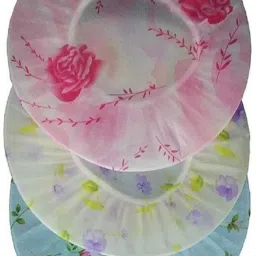 Bath shower cap set of 3 (multi colour)-26