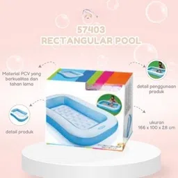 tiny tales 5ft Rectangular Inflatable Swimming Pool Inflatable Swimming Pool-picture-11