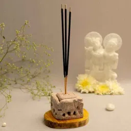 Grey Stone Incense Holder by Katkaria Creations-picture-16