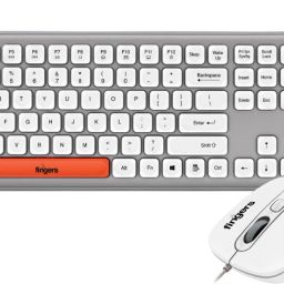 FINGERS Velvet Combo – Rangeela Series Wired USB Standard Desktop Keyboard Compatible with Desktop, Laptop, Mac-16