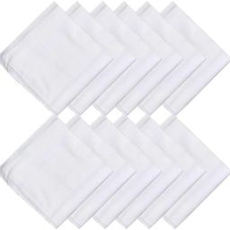 LEADER Pure White_12 pcs. ["Pure White"] Handkerchief-image-104
