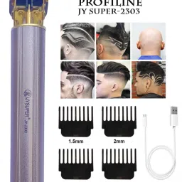 GETTRADE T9 Vintage USB Rechargeable Cordless Electric Beard Trimmer Hair Clippers G129 Grooming Kit 60 minRuntime 4 Length Settings-2