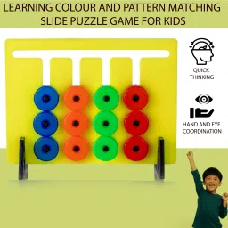shipraa Set of 2 Balancing Building Blocks + Montessori Slide Puzzle image 5