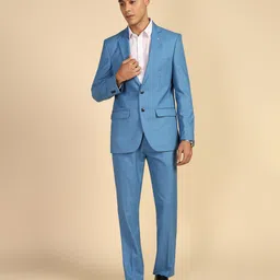 raymond Men 2 Piece Suit Solid Suit-picture-17