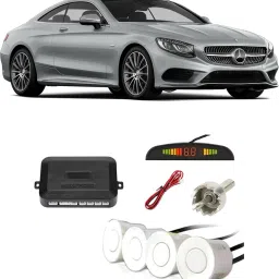 YB411 Silver Car Reverse Parking Sensor with LED Display 4 Sensor Y411 Parking Sensor-image-38