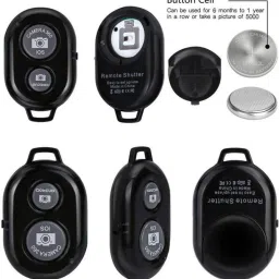 Belphegor SET OF 2PC Camera Wireless Bluetooth Remote Controler Shutter For Selfie Stick-Tripod- Phone Camera Remote ControlCamera Remote Control image 3