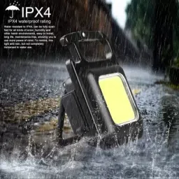 HOMEZZ Keychain Led Light with Bottle Opener, Magnetic Base and Folding Bracket 5 hrs Torch Emergency Light-16