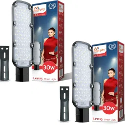 LED Lensy 30 Watts Ip-65 Bis Approved Waterproof Outdoor Street Light, Cool White Pack of 2 Street Light Outdoor Lamp-17