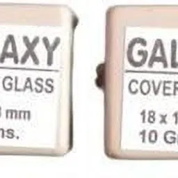 Galaxy 18 X 18 Cover Glass 10Gms Pack of 2 Pcs Pre-prepared Cover Slip-14