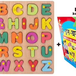 Learning Toy Jigsaw Puzzle A-Z Alphabet&Number Board Game+3-1 Reading Book-picture-17